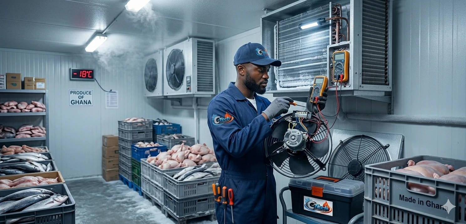 Cold Room Before Repair