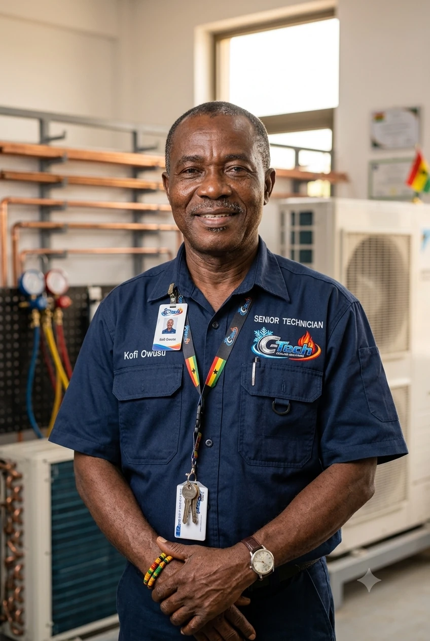 CTech Cooling Solutions Senior Technician Working